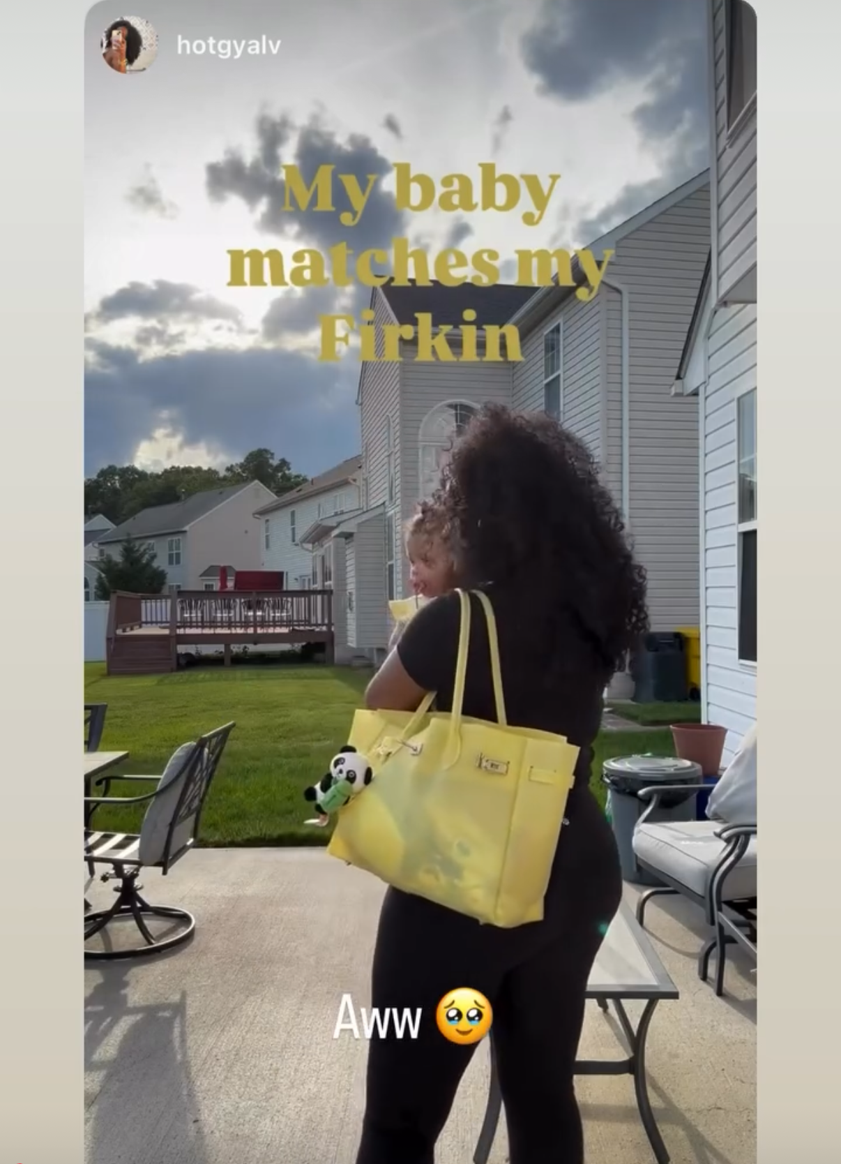 Jelly Firkin 40 Yellow PVC Bag - Customer Photo 3