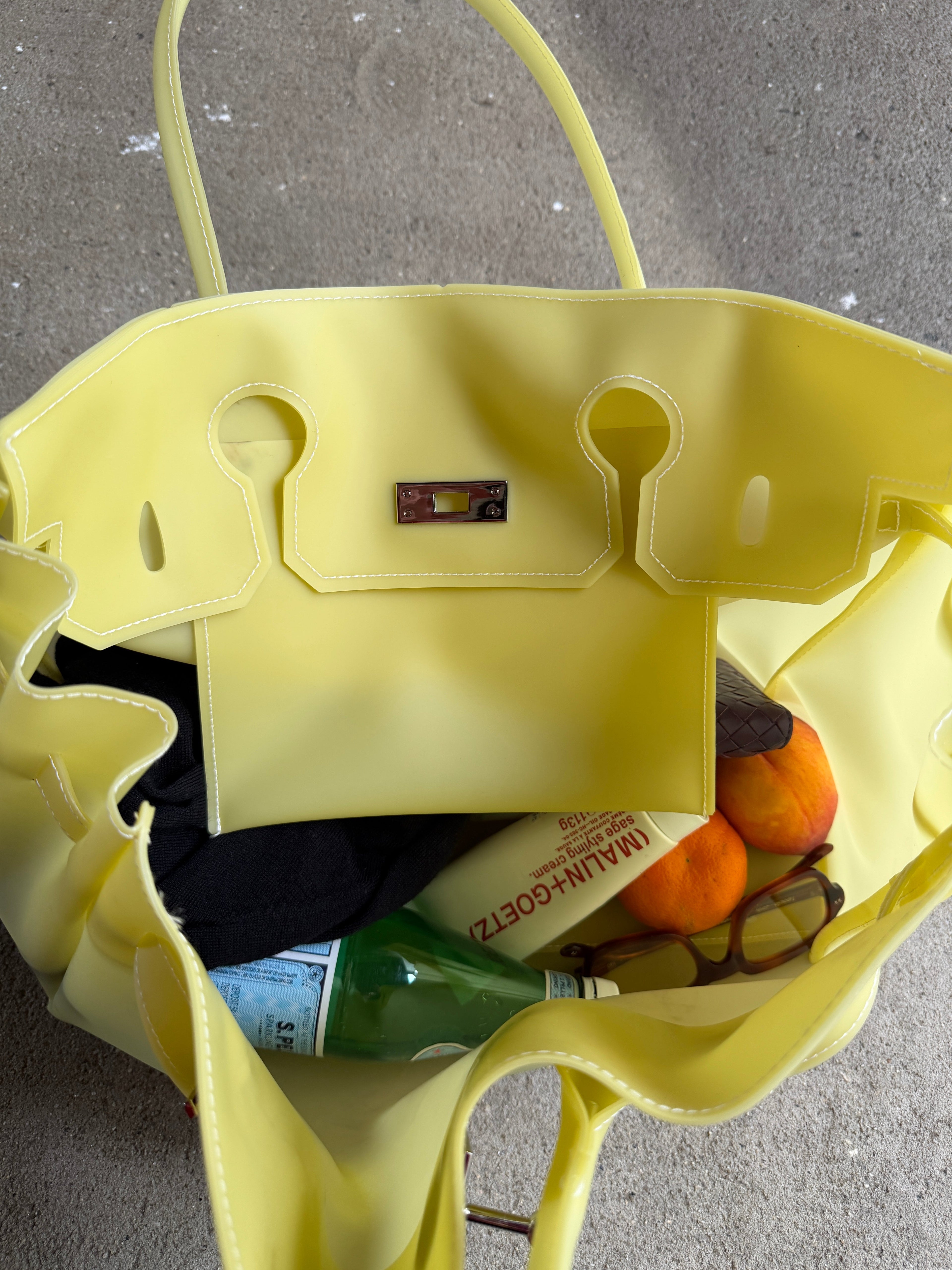 Jelly Firkin 40 Yellow PVC Bag - Detail 1
