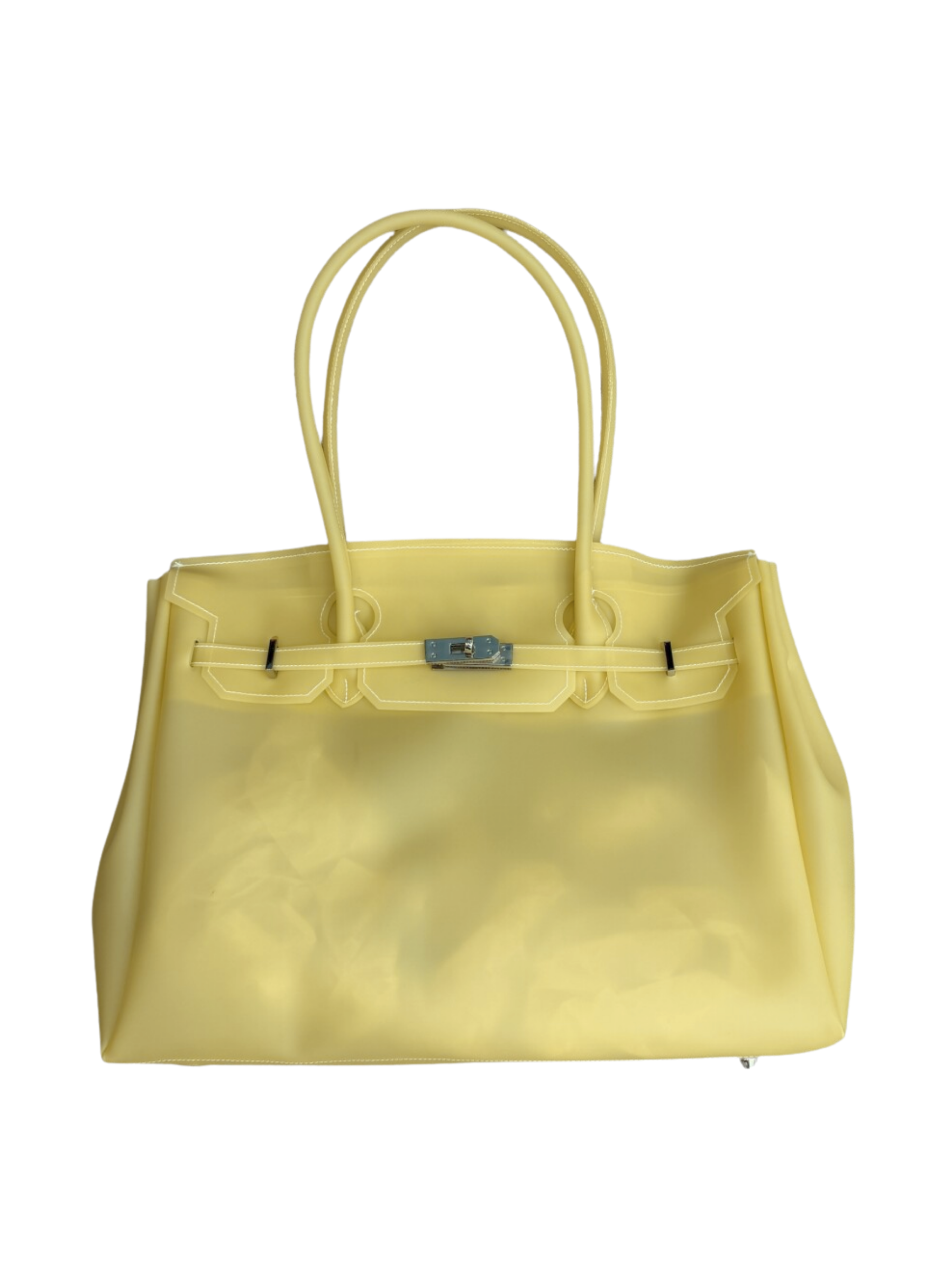 Jelly Firkin 40 Yellow PVC Bag - Front