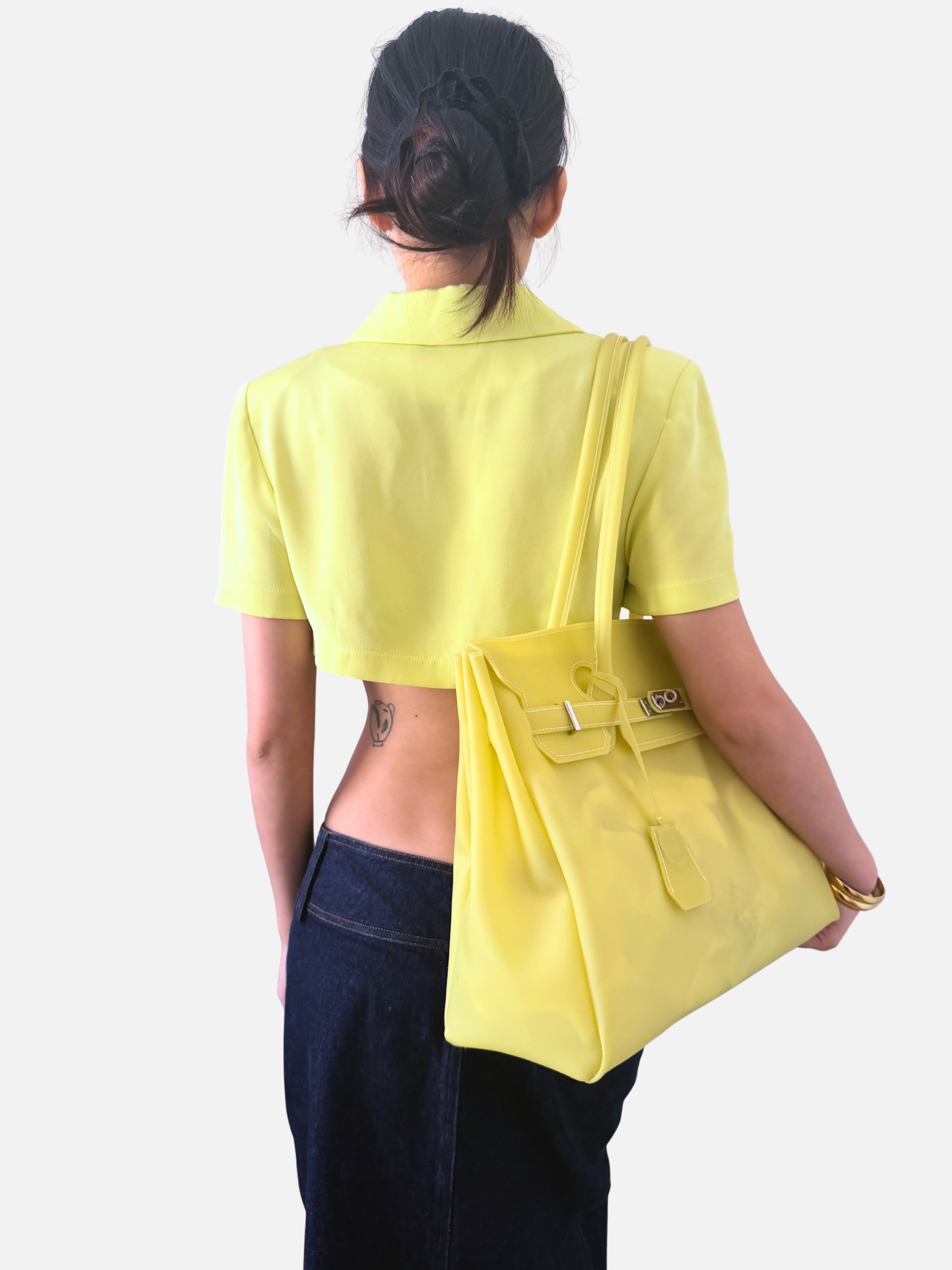 Jelly Firkin 40 Yellow PVC Bag - Model