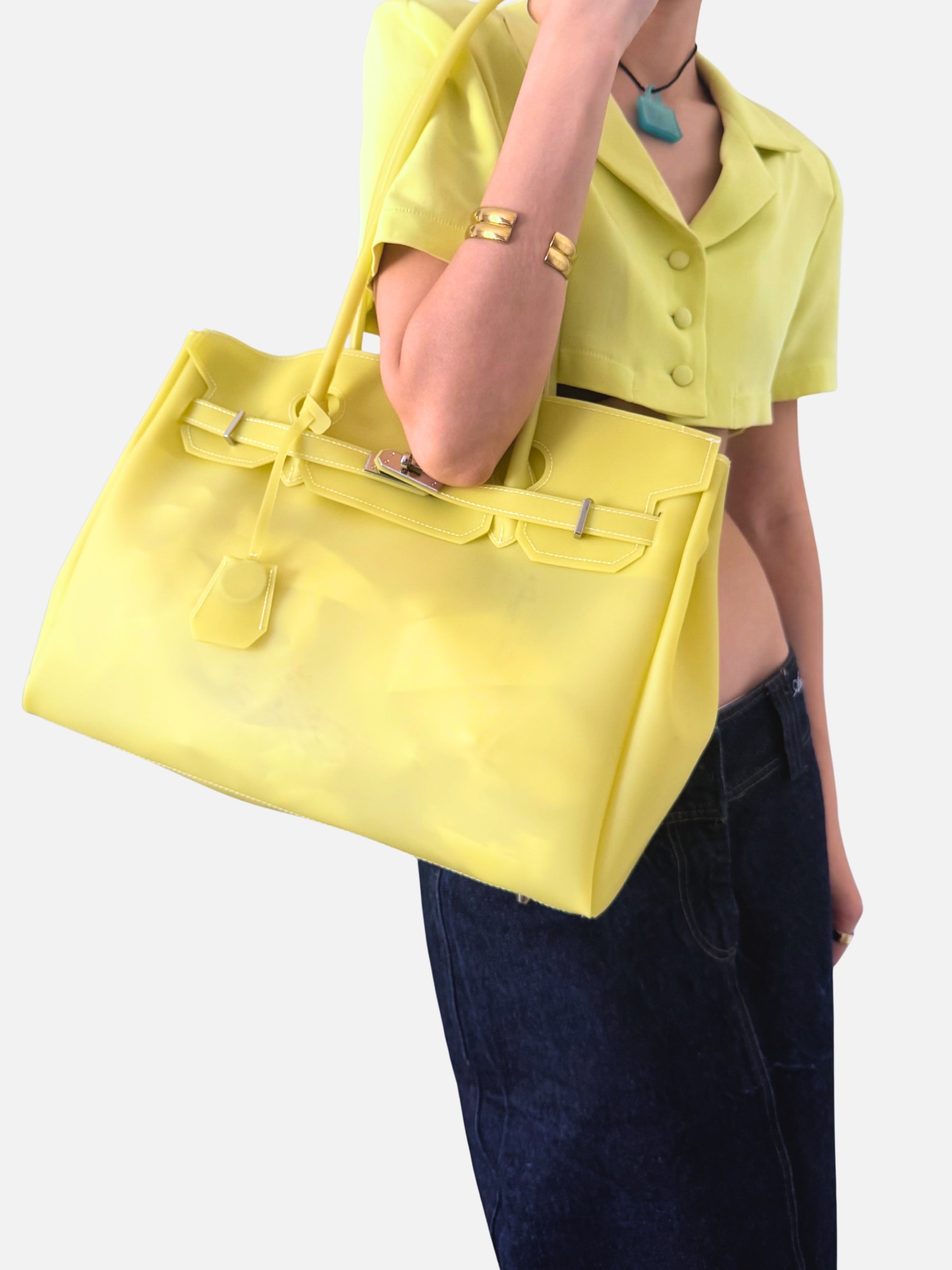 Jelly Firkin 40 Yellow PVC Bag - Model 2