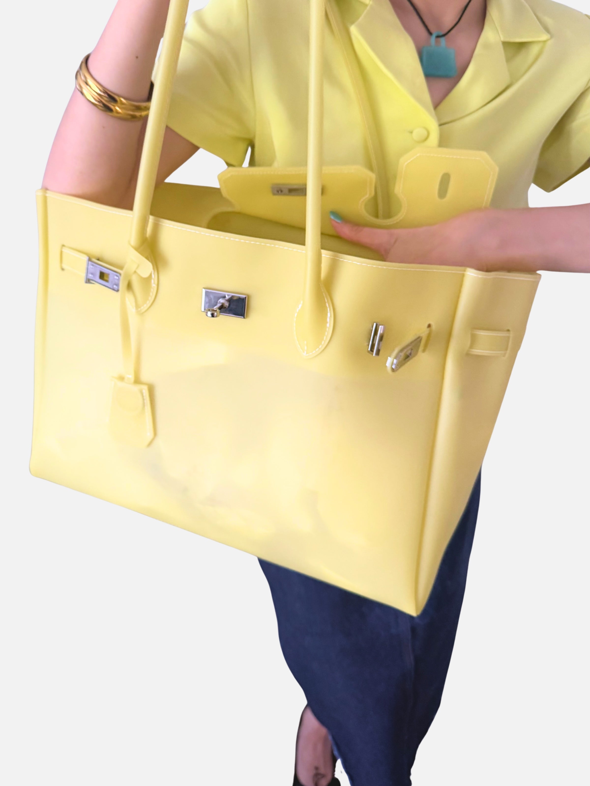 Jelly Firkin 40 Yellow PVC Bag - Model 4