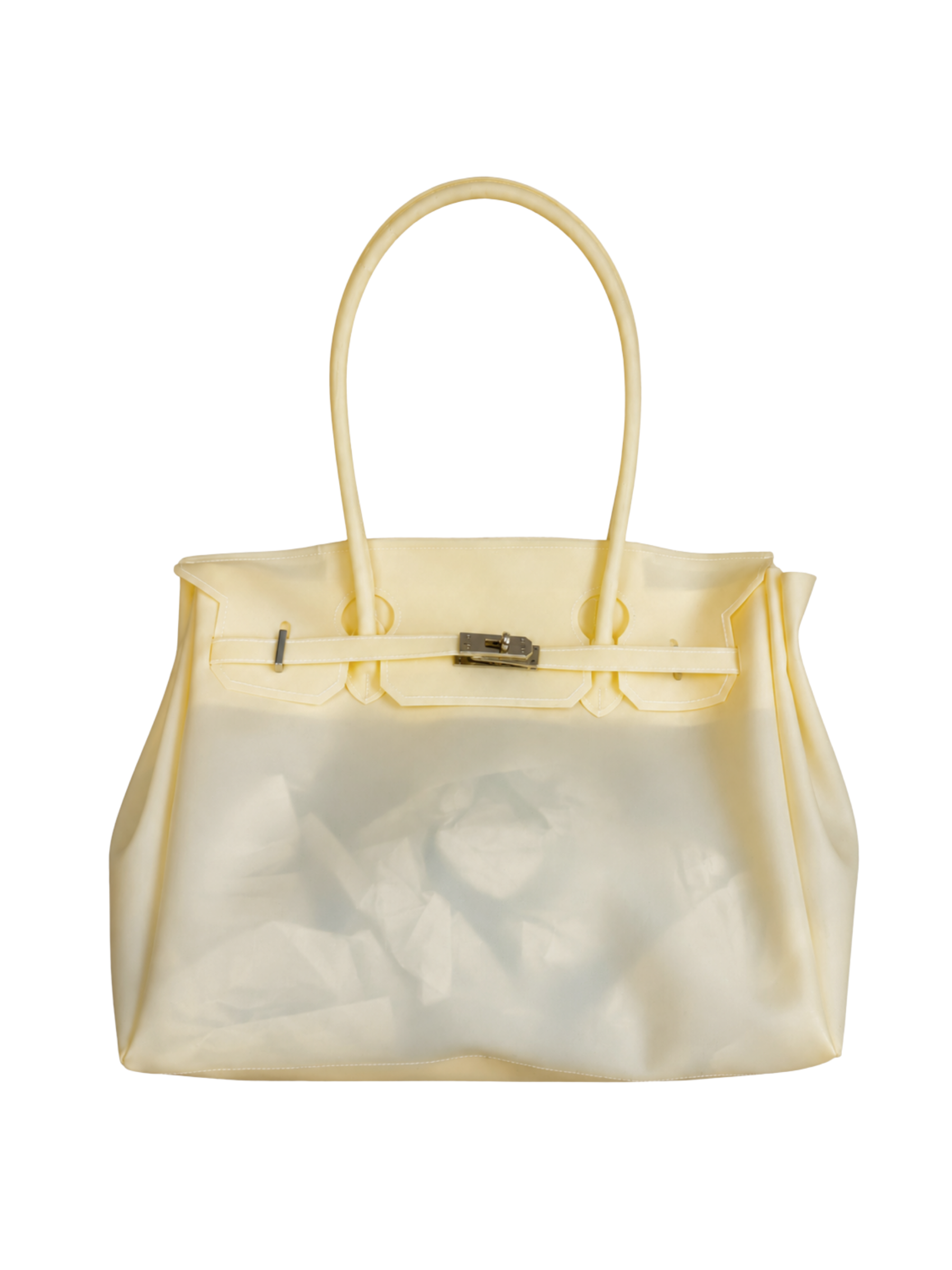 Jelly Firkin 40 Cream PVC Bag - Front