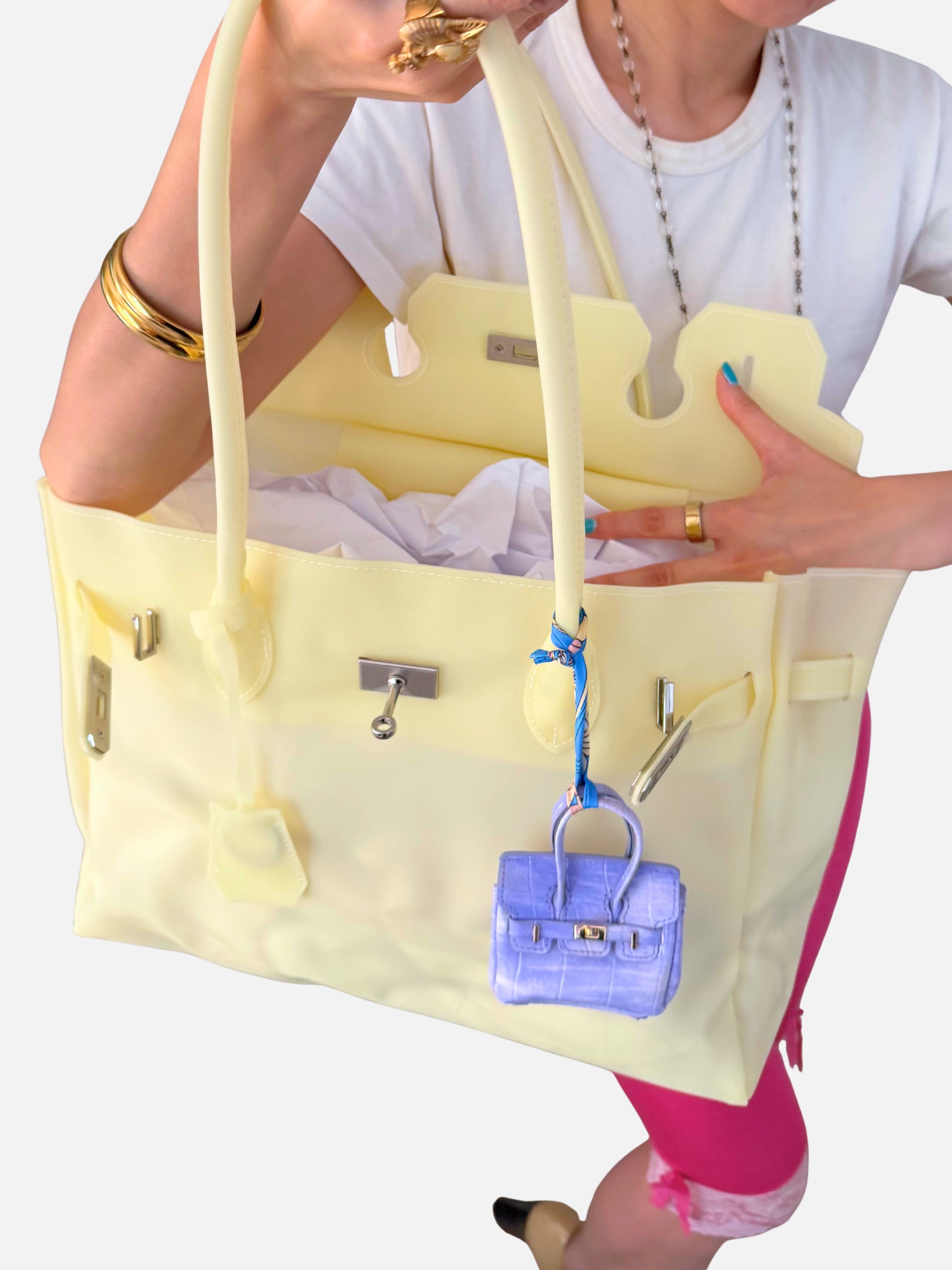 Jelly Firkin 40 Cream PVC Bag - Model 4