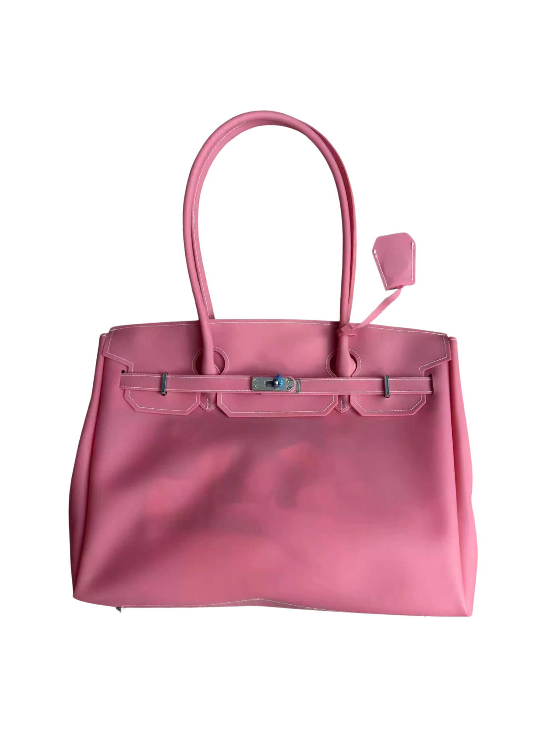 Jelly Firkin 40 Pink PVC Bag - Front