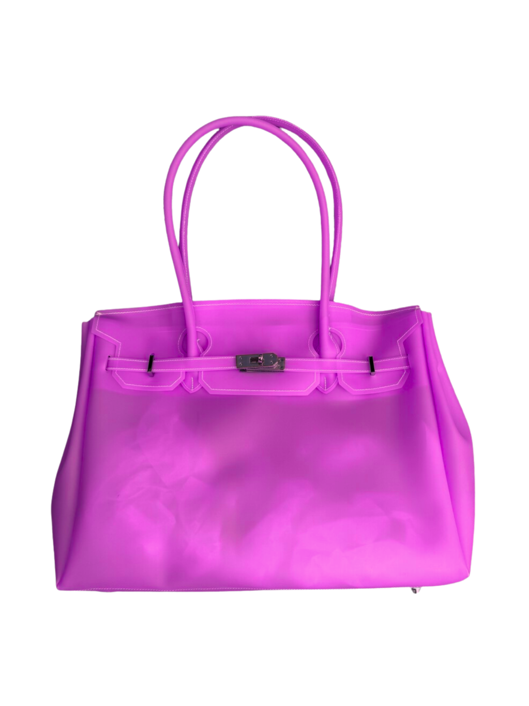 Jelly Firkin 40 Purple PVC Bag - Front