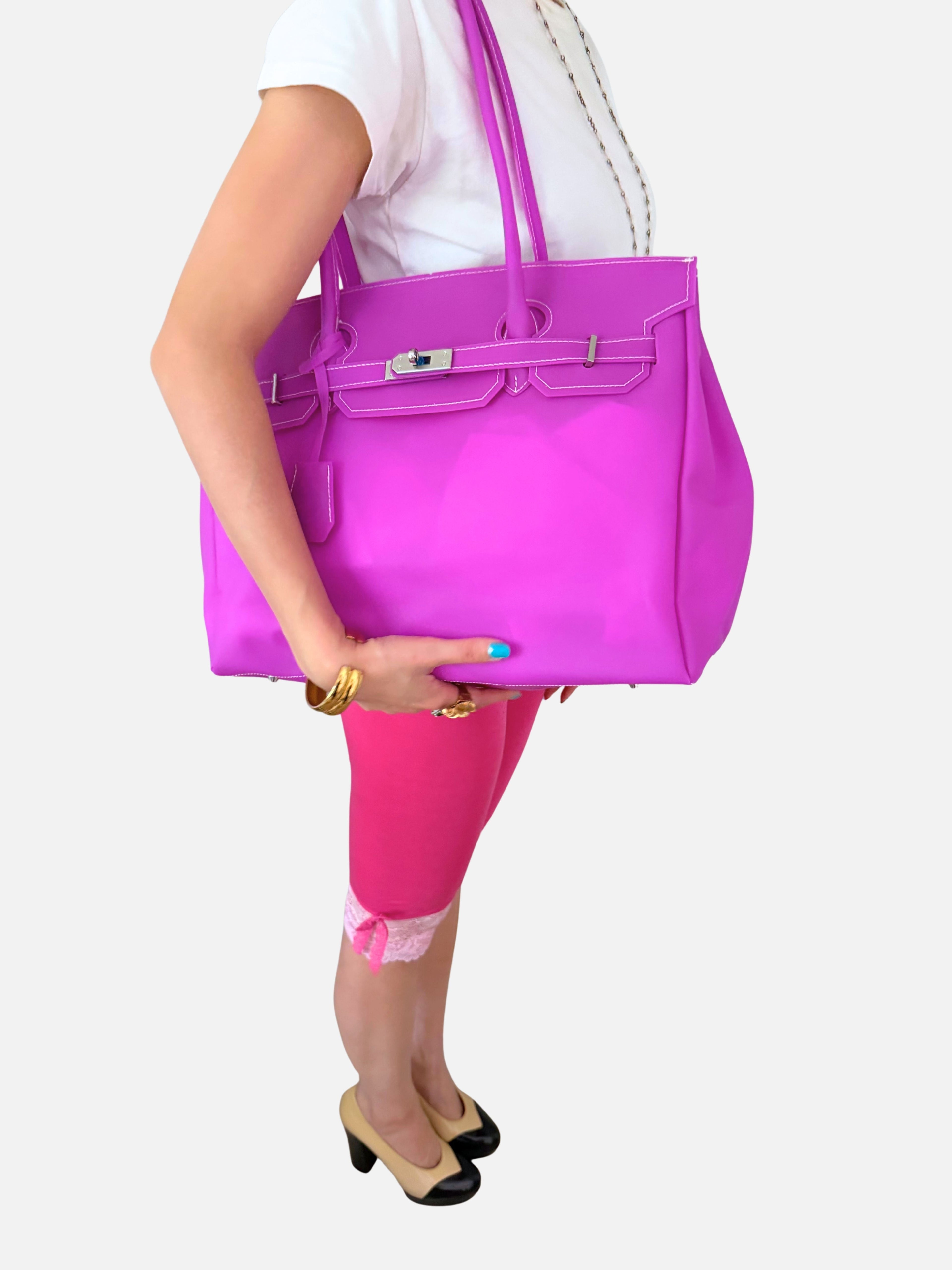 Jelly Firkin 40 Purple PVC Bag - Model 2