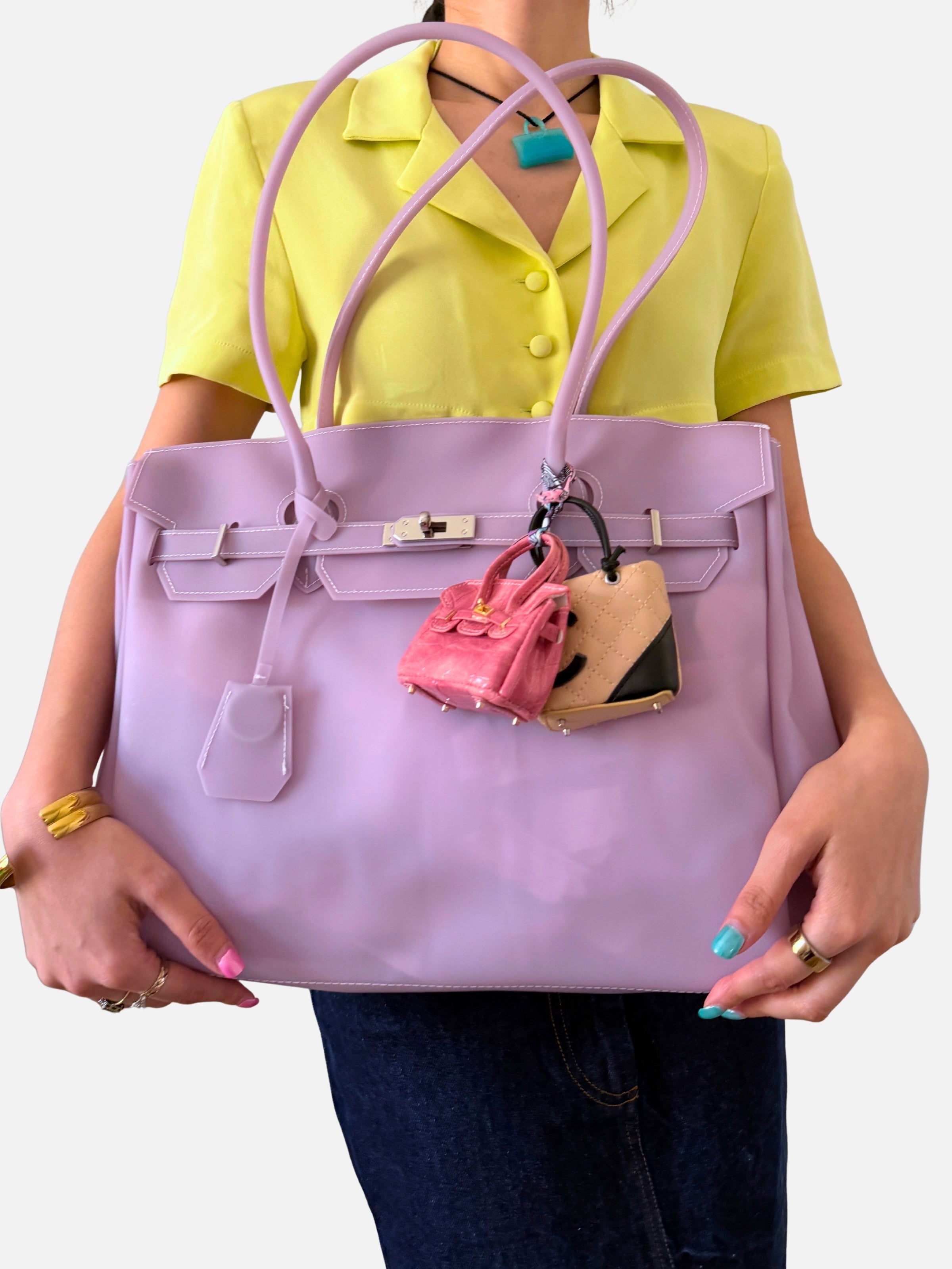 Jelly Firkin 40 Purple PVC Bag - Model 1