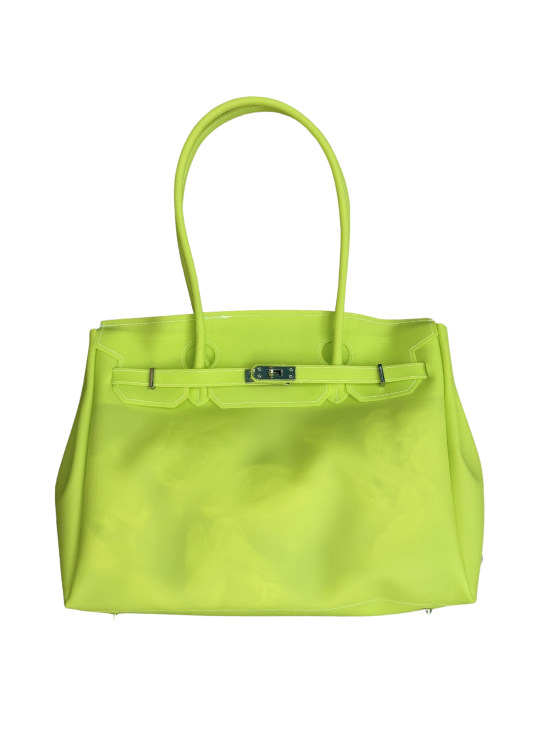 Jelly Firkin 40 Green PVC Bag - Front