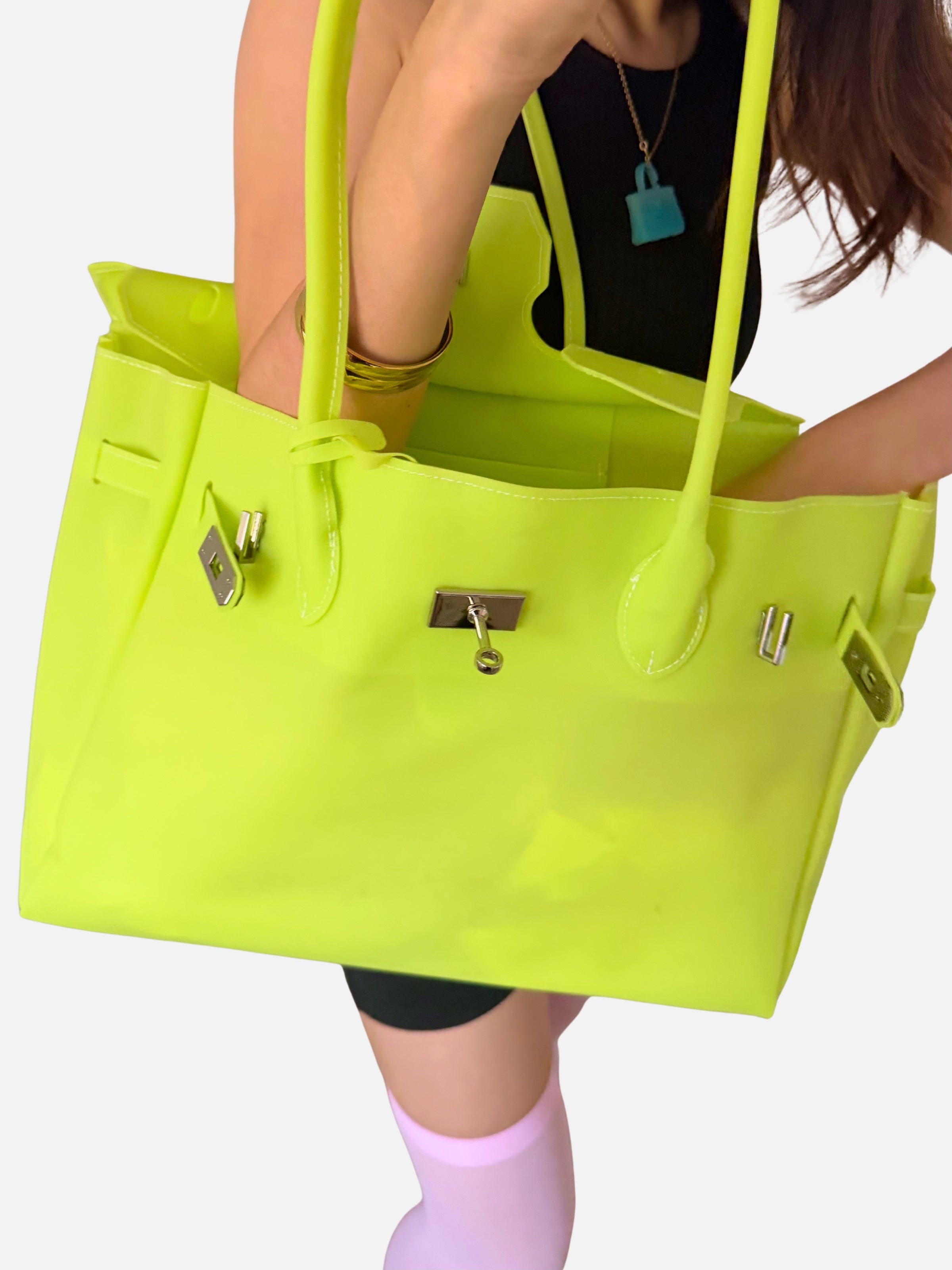 Jelly Firkin 40 Green PVC Bag - Model