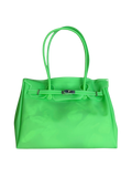 Jelly Firkin 40 Green PVC Bag - Front