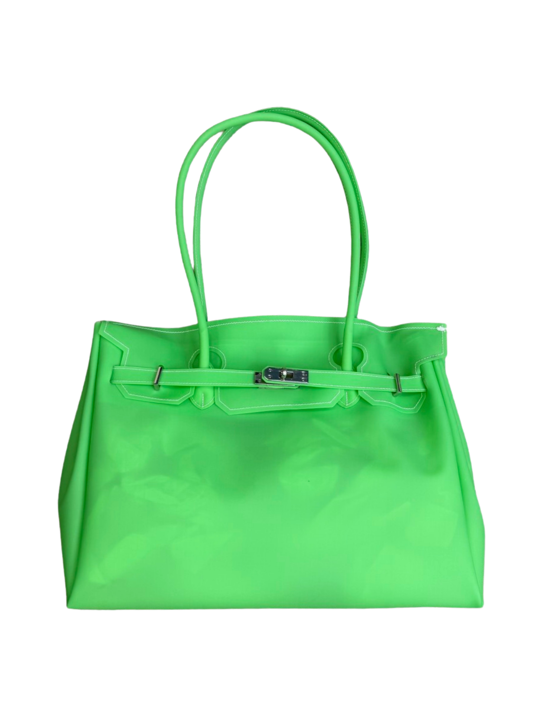 Jelly Firkin 40 Green PVC Bag - Front