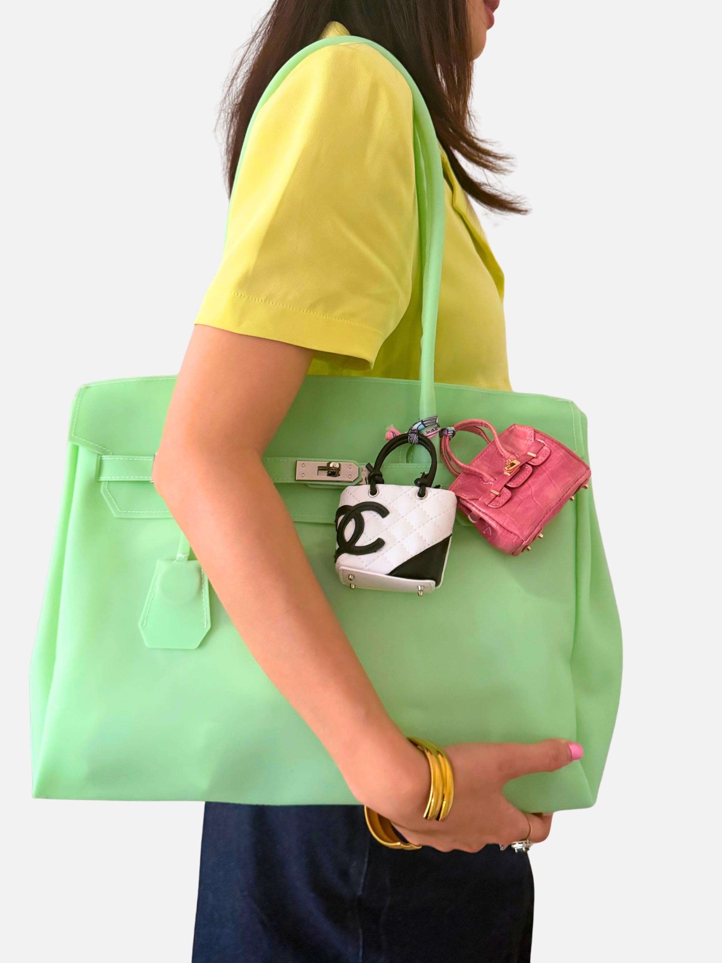 Jelly Firkin 40 Green PVC Bag - Model 2