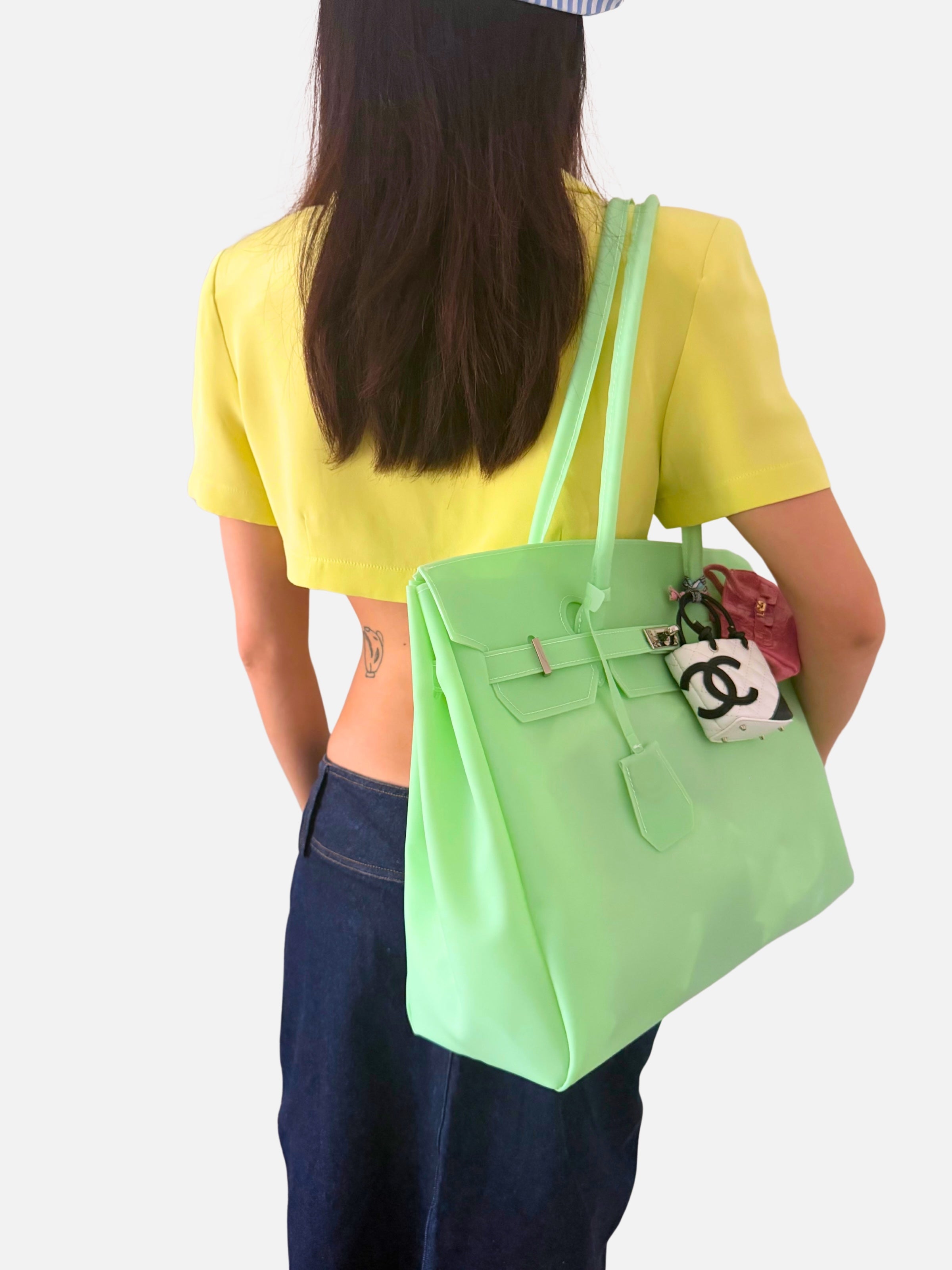 Jelly Firkin 40 Green PVC Bag - Model 5