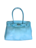 Jelly Firkin 40 Blue PVC Bag - Front