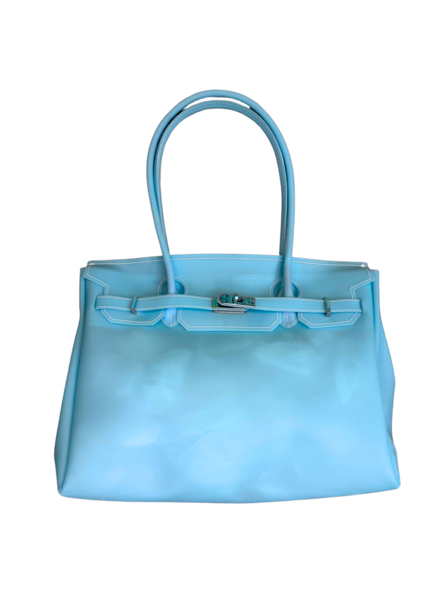 Jelly Firkin 40 Blue PVC Bag - Front