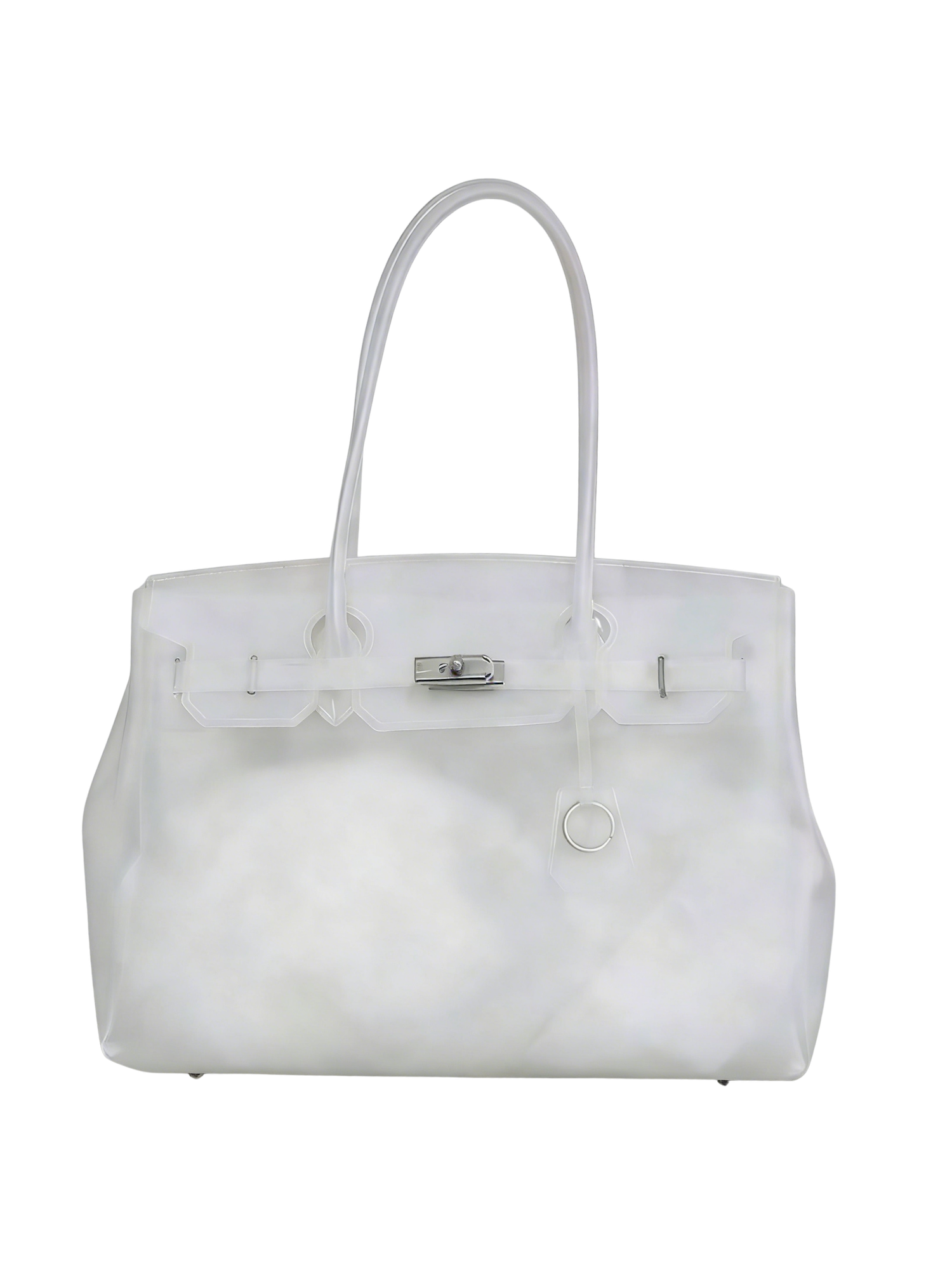 Jelly Firkin 40 White TPU Bag - Front