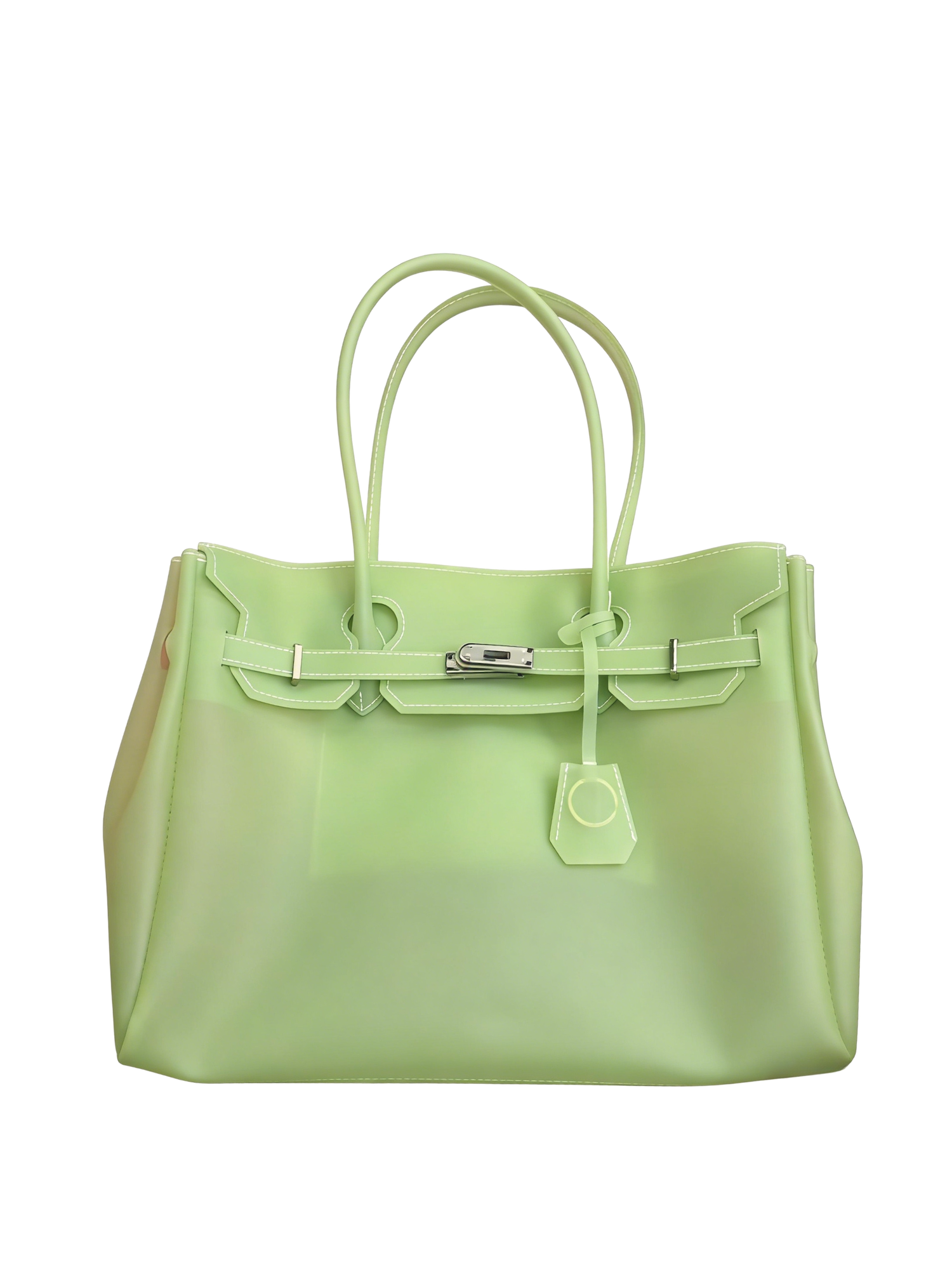 Jelly Firkin 40 Green TPU Bag - Front