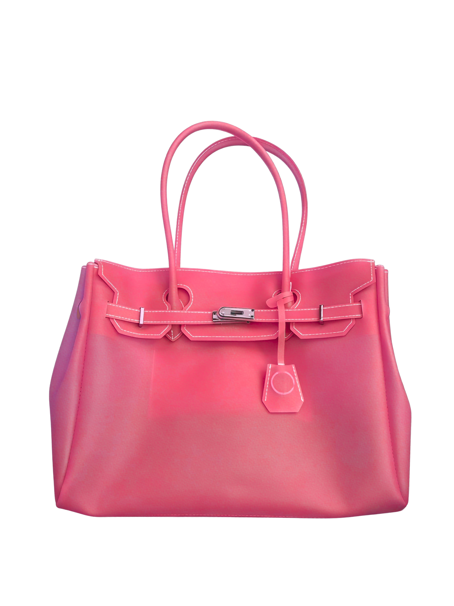 Jelly Firkin 40 Pink TPU Bag - Front