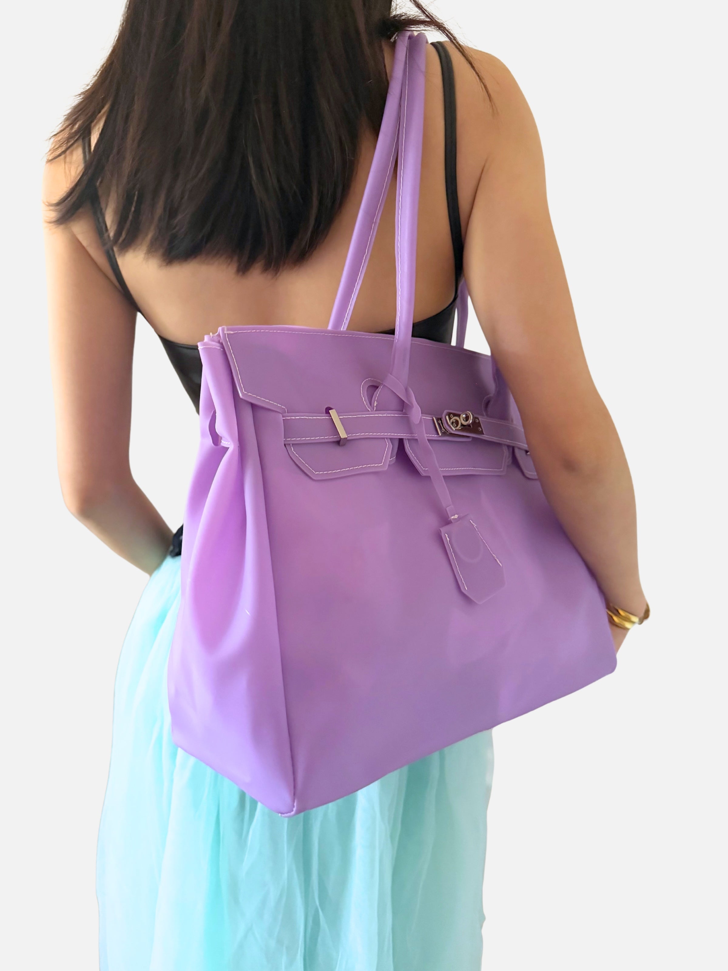 Jelly Firkin 40 Purple PVC Bag - Model