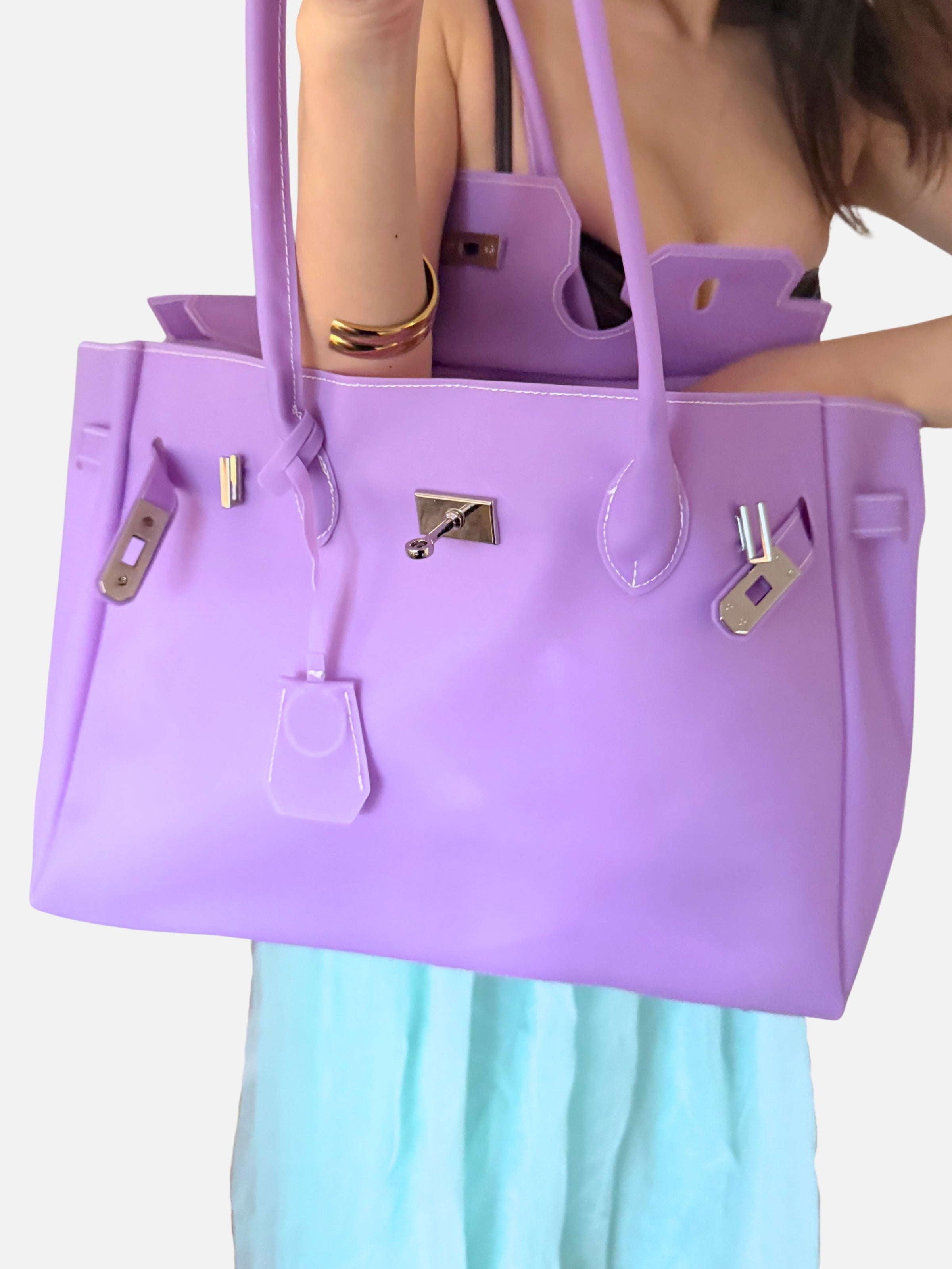 Jelly Firkin 40 Purple PVC Bag - Model